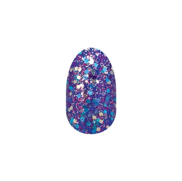 *Retired* Color Street: Mardi Gras | Blue Purple Teal Silver Glitter Party - Picture 14 of 15